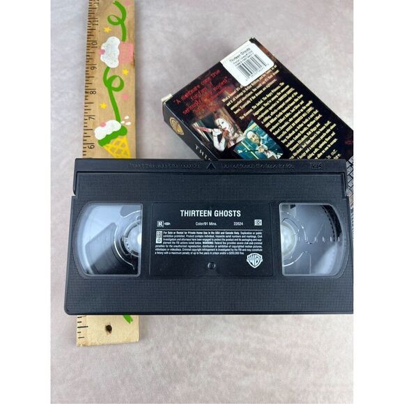 Vintage Horror Film Thir13en Ghosts VHS Bonus Footage 2002 Video Tape Good Condi - Picture 4 of 4
